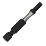 Milwaukee 48-32-4482 Power Bit, T10 Drive, Torx Drive, 1/4 in Shank, Hex Shank, 2 in L, Steel