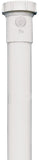 Plumb Pak PP40-8W Pipe Extension Tube, 1-1/2 in, 8 in L, Slip-Joint, Plastic, White