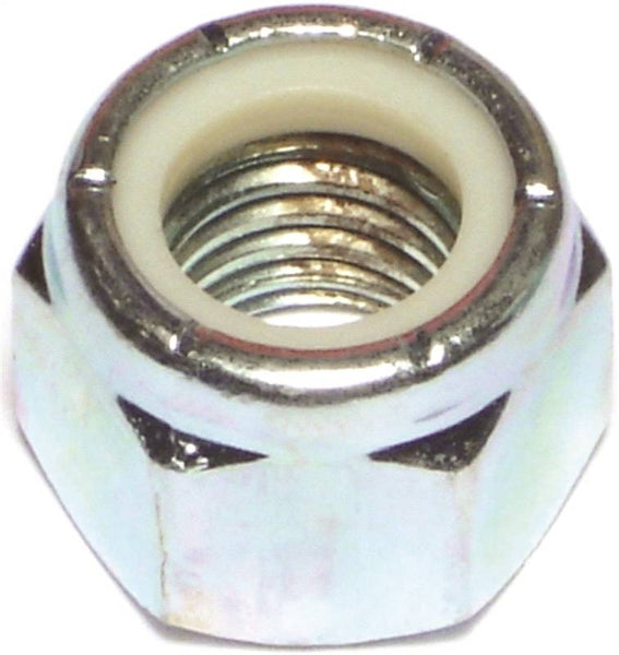 MIDWEST FASTENER 03655 Lock Nut, Coarse Thread, 5/8-11 Thread, Nylon, Zinc