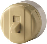 Eaton Wiring Devices 735V-BOX Switch, 10 A, 125/250 V, Lead Wire Terminal, Plastic Housing Material, Ivory