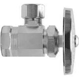 BrassCraft OR37X C1 Stop Valve, 1/2 x 1/2 in Connection, Compression x FIP, 125 psi Pressure, Brass Body