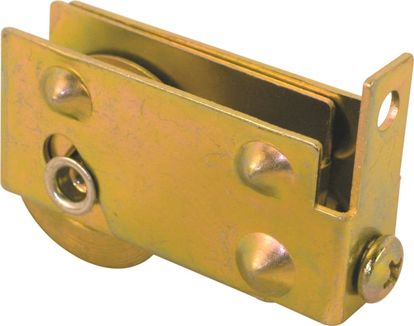 Prime-Line D 1540 Roller Assembly, 1-1/8 in Dia Roller, 5/16 in W Roller, Steel, 1-Roller, F-Tab Mounting