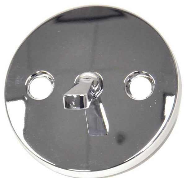 Danco 88975 Overflow Plate, Metal, Chrome, For: Existing Bathtub Fixtures