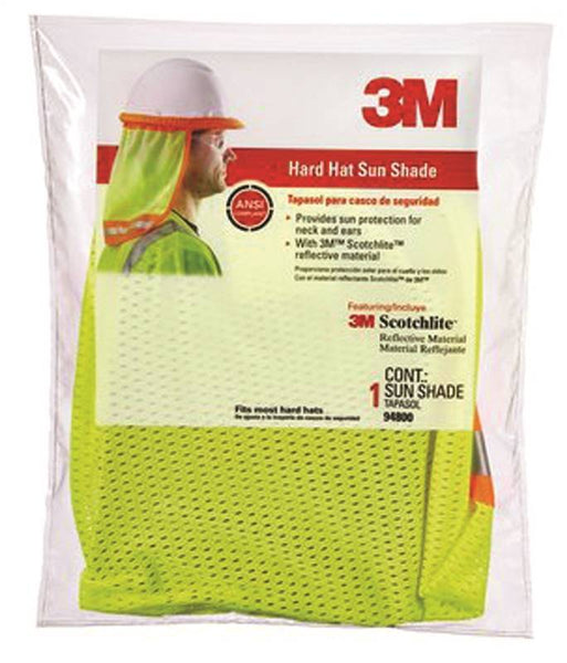 3M 94800-80030 Hard Hat Sun Shade, Yellow