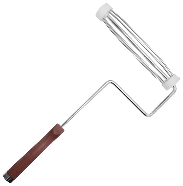 RollerLite HD-1695 Roller Frame, 16 in L Roller, Plastic Handle, Brown Handle