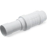 NDS Quik-Fix QF-3000 Pipe Repair Coupling, 3 in, Socket x Spigot, White, SCH 40 Schedule, 150 psi Pressure