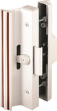 Prime-Line C 1116 Handle Set, Aluminum, Painted, 1 to 1-1/2 in Thick Door