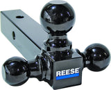 REESE TOWPOWER 21512 Tri-Ball Mount Bar, 1-7/8, 2, 2-5/16 in Dia Hitch Ball, Steel, Powder-Coated