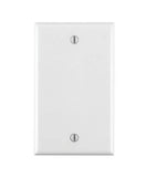 Leviton 001-88014-000 Wallplate, 4-1/2 in L, 2-3/4 in W, 0.22 in Thick, 1 -Gang, Thermoset Plastic, White, Smooth