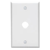 Leviton 001-88017-000 Wallplate, 4-1/2 in L, 2-3/4 in W, 1 -Gang, Thermoset, White, Smooth