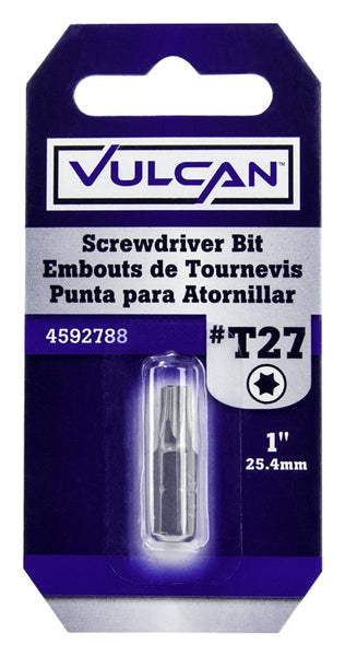 Vulcan 307671OR Screwdriver Bit, Hex Shank, S2 Chrome Molybdenum Steel