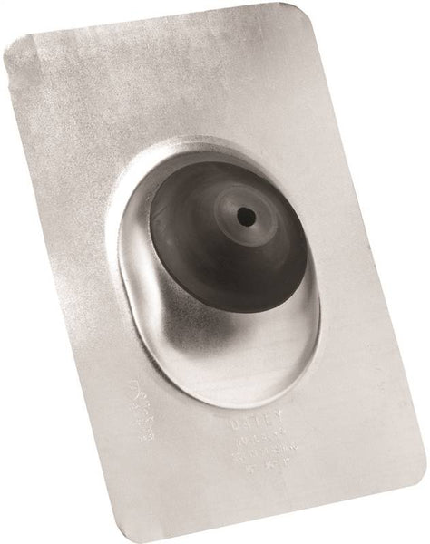 Hercules No-Calk Series 11830 Roof Flashing, 12-1/2 in OAL, 9 in OAW, Galvanized Steel