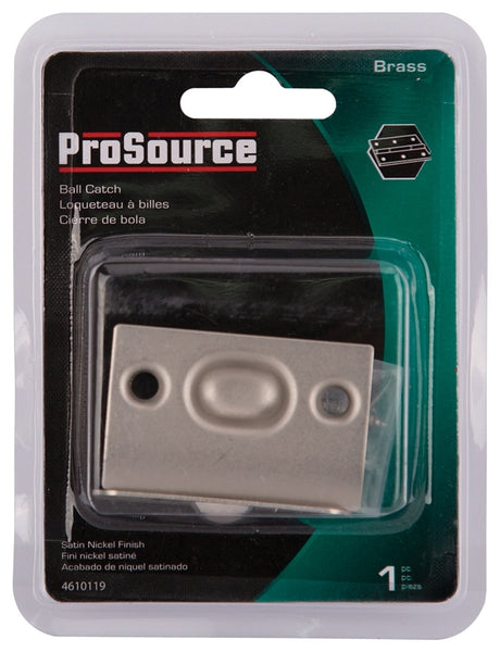 ProSource Ball Catch, Brass, Satin Nickel