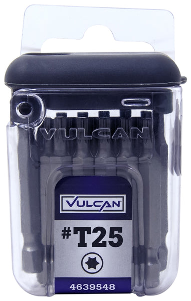 Vulcan 322891OR Screwdriver Bit, Hex Shank, S2 Chrome Molybdenum Steel