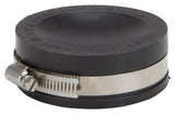 ProSource TC-3 Test Cap, 3 in Connection, Capping Pipe Ends, PVC, Black, 3 in Pipe