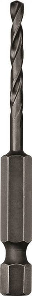 DeWALT DD5118 Impact Drill Bit, 9/32 in Dia, 3-1/2 in OAL, Spiral Flute, 1/4 in Dia Shank, Hex Shank