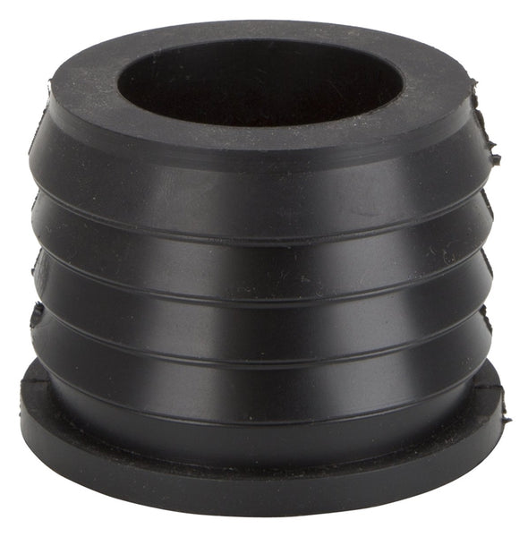 ProSource Hub Donut, 2 x 1-1/2 in, Compression, PVC, Black