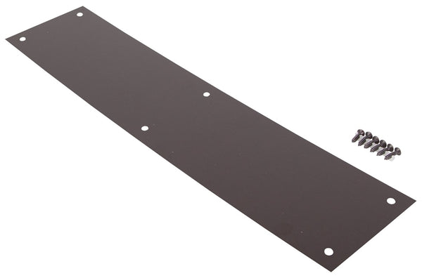 ProSource 32238ORB-PS Push Plate, 15 in L, 3-1-2 in W, Aluminum, Oil-Rubbed Bronze