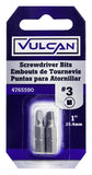 Vulcan 305622OR Screwdriver Bit, S2 Chrome Molybdenum Steel