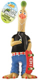 RUFFIN'IT 80535 Dog Toy, S, Tony Mohawk Chicken, Rubber