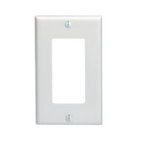 Decora 80401-M24-WMP Wallplate Pack, 4-1/2 in L, 2-3/4 in W, 1 -Gang, Plastic, White