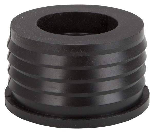 ProSource Hub Donut, 3 x 2 in, Compression, PVC, Black