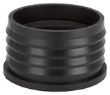 ProSource Hub Donut, 3 in x 3 in, Compression, PVC, Black