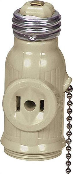 Eaton Wiring Devices BP718V Adapter, 660 W, 2-Outlet, Ivory