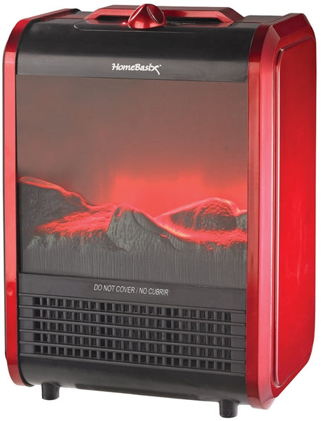 PowerZone Ceramic PTC Heater 120V, 10 A, 120 V, 600/1200 W, 1200W Heating, 2-Heat Settings, Red