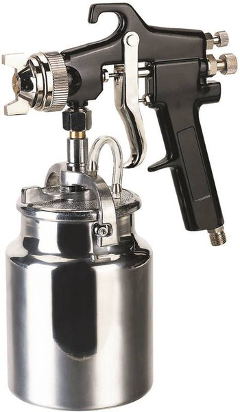Speedway 50180 Spray Gun, 1.7 mm Nozzle, Siphon Feed Throttle, 6 cfm Air, 50 to 70 psi Air
