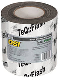 OSI 1532159 Butyl Window Flashing Tape, 75 ft L, 6 in W, Black, Self-Adhesive