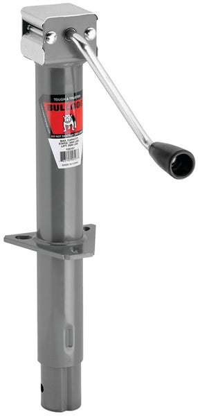 BULLDOG 155157 Trailer Jack, 2000 lb Lifting, 1 ft 9-1/2 in Max Lift H, 34.6 in OAH, Steel