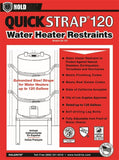 HOLDRITE Quick Strap Series QS-120 Water Heater Strap, Steel, For: Up to 120 gal Water Heaters