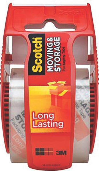 Scotch 165 Packaging Tape, 800 in L, 1.88 in W, Clear