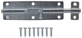 ProSource CL-701-PS Barrel Bolt, 0.31 Dia in Bolt Head, 6 in L Bolt, Steel, Zinc