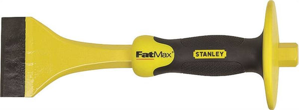 FATMAX FMHT16468 Floor Chisel, 3 in Tip, Flat Tip, 5.11 in Handle, Ergonomic Handle, Rubber Handle, Steel