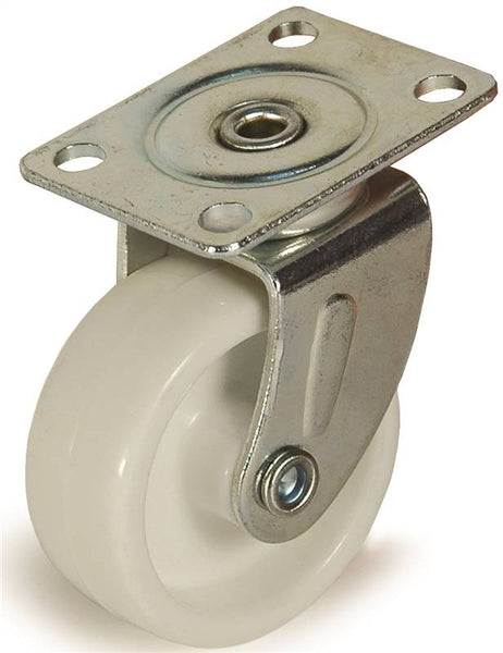 DH CASTERS C-R158P0Z Swivel Caster, 1-5/8 in Dia Wheel, 5/8 in W Wheel, Plastic Wheel, 65 lb