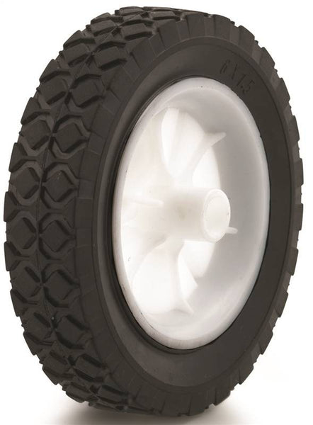 DH CASTERS W-PH60112P4 Hub Wheel, Light-Duty, Rubber, For: Lawn Mowers, Garden Carts and Other Portable Equipment's