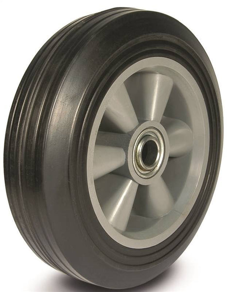 DH CASTERS W-PL Series W-PL08225B6 Poly Hub Wheel, 3/4 in Dia Hub