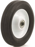 DH CASTERS W-MH08134B4W Hub Wheel, Medium-Duty, Rubber