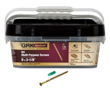 GRK Fasteners R4 121050 Screw, #9 Thread, 3-1/8 in L, Bugle Head, Star Drive, Self-Drilling, Self-Tapping Point, Steel