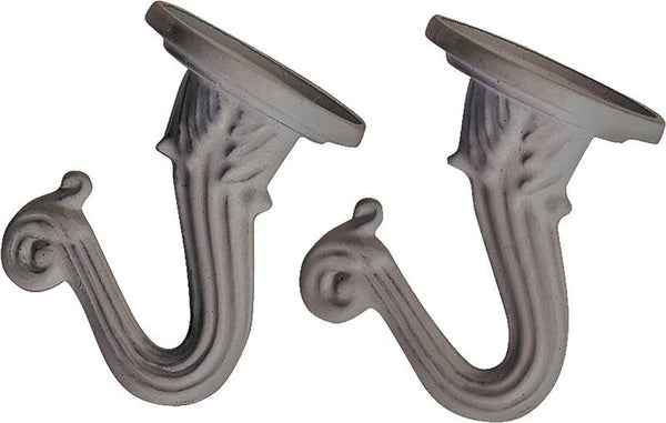 Landscapers Select GB0423L Ceiling Hook, 1-17/32 in H, Zinc, White, Ceiling Mount Mounting