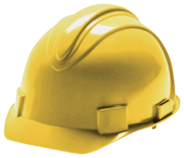 JACKSON SAFETY SAFETY 3013370 Hard Hat, 11 x 9-1-2 x 8-1-2 in, 4-Point Suspension, HDPE Shell, Yellow