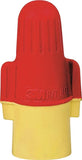 3M Performance Plus R/Y+ Wire Connector, 22 to 8 AWG Wire, Steel Contact, Red/Yellow