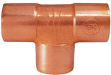 EPC 111 Series 32866 Pipe Tee, 1-1/4 in, Sweat, Copper