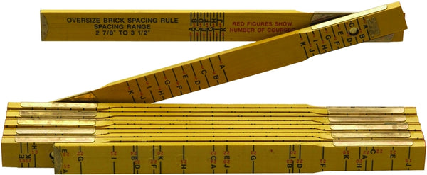 RULE FOLDING 6FT OVERSIZE WOOD