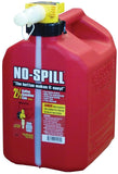 No-Spill 1405 Gas Can, 2.5 gal Capacity, Plastic, Red