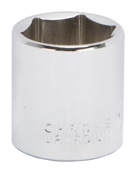 Vulcan MT6495428 Drive Socket, 7/8 in Socket, 3/8 in Drive, 6-Point, Chrome Vanadium Steel, Chrome