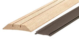 M-D 11783 Threshold with Seal, 36 in L, 3-1/2 in W, Hardwood, Unfinished