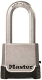 Master Lock Magnum Series M176XDLH Padlock, 3/8 in Dia Shackle, 2 in H Shackle, Boron Carbide Steel Shackle, Zinc Body